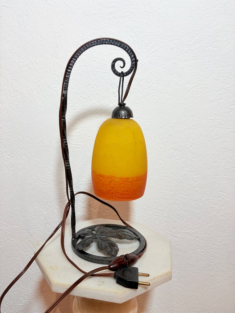 Rethondes - Candeeiro de mesa - Patte de verre, Ferro forjado #4.3