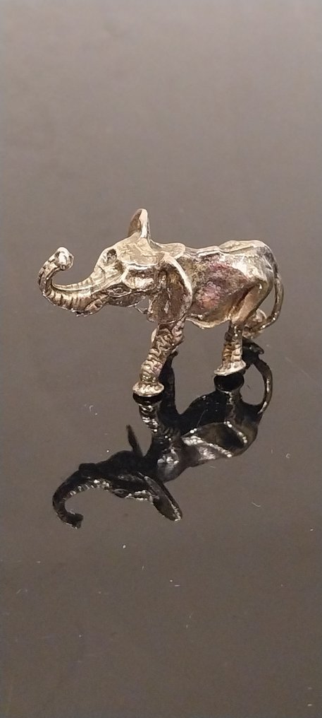 Messerbänkchen (12) - Éléphants - Vergoldete Bronze #3.2