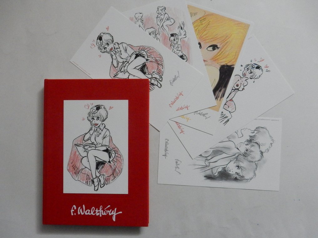 Natasja - 69 - Artboek Natacha - opdrachttekening + 5 ex-libris - 1 Album - 第一版 - 2025 #1.0