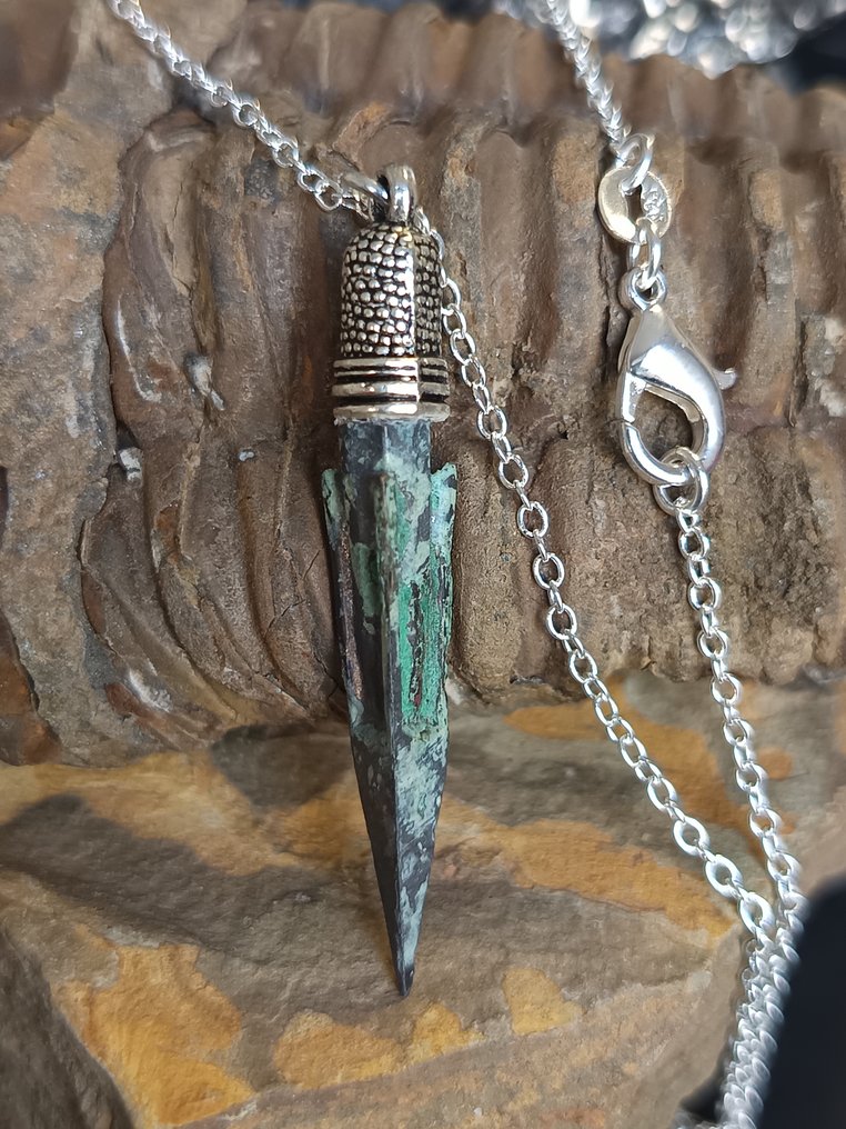 Antico Greco Bronze Arrowhead #3.2