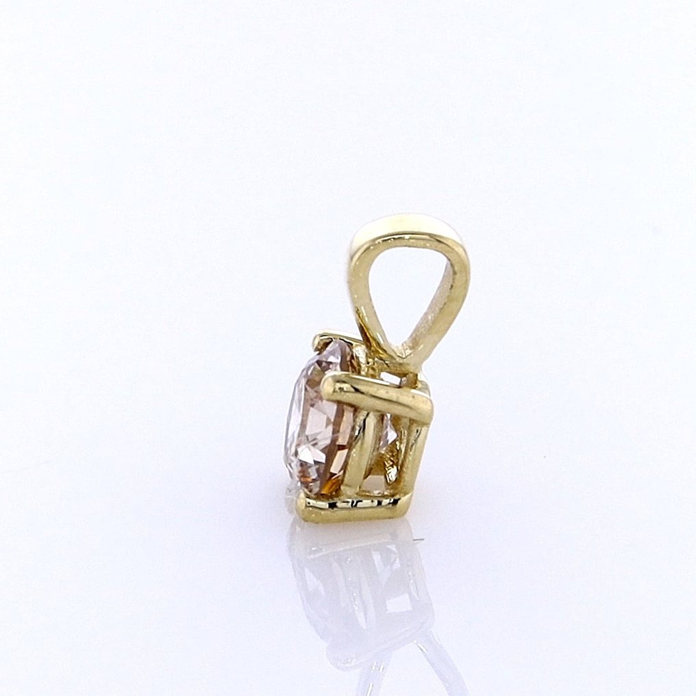 沒有保留價 - 墜飾 - 14 克拉 黃金 -  0.41ct. tw. 鉆石 (天然彩色) #4.3