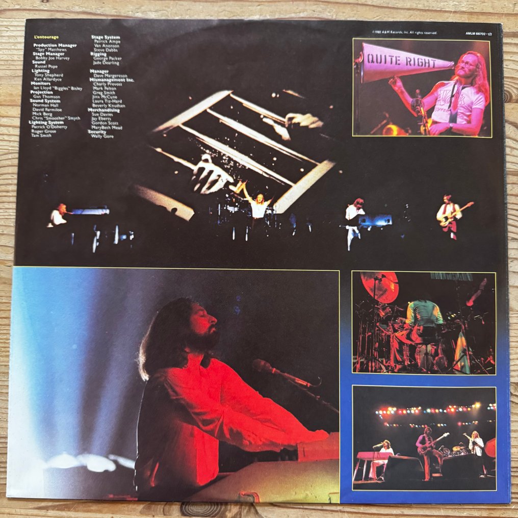 Supertramp - PARIS [first UK pressing] - LP - Erstpressung - 1980 #4.3