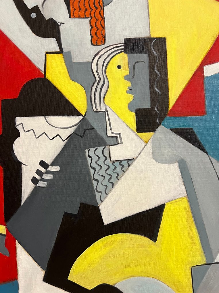 OLENA BLINNIKOVA - OIL PAINTING - ABSTRACT EXPRESSIONISN - NO Reserve #4.3