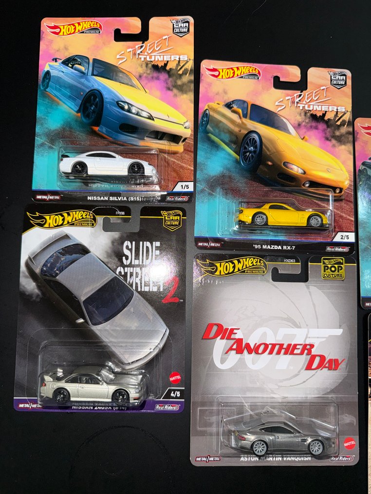 Hot Wheels 1:64 - Modellauto  (7) - Hot Wheels Premium set #1.0
