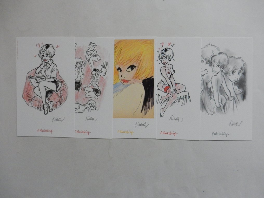 Natasja - 69 - Artboek Natacha - opdrachttekening + 5 ex-libris - 1 Album - 第一版 - 2025 #1.0