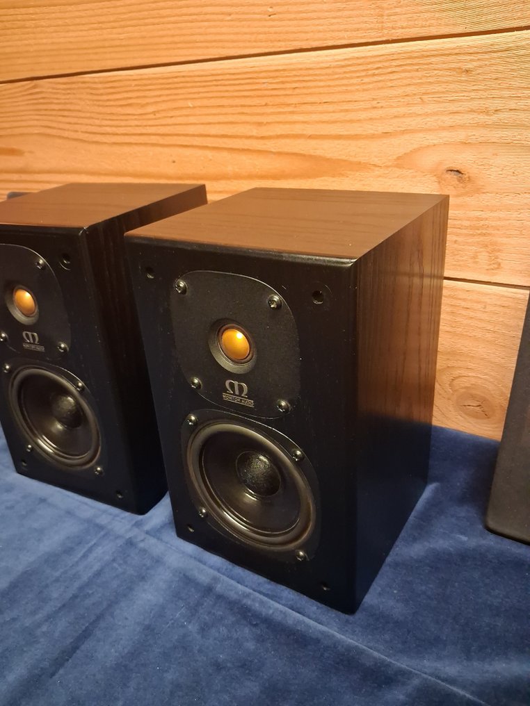 Monitor Audio - Monitor One Black "matching numbers" Høyttaler sett #1.0