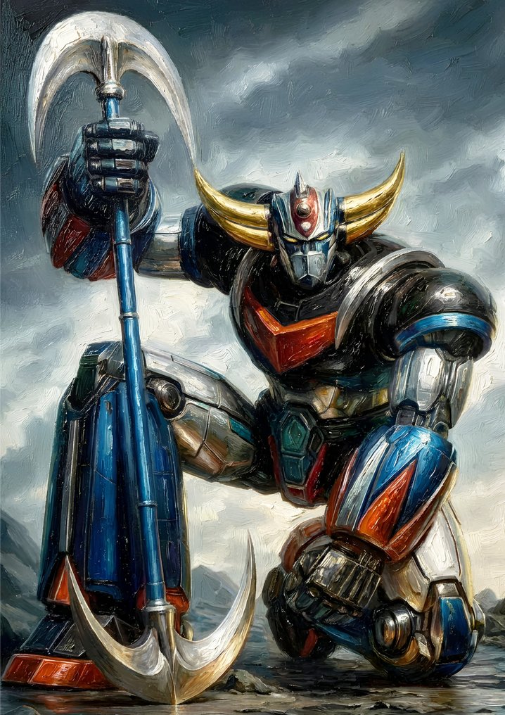 Boriani - Goldorake,  Oil limited edition 1/25 #1.0