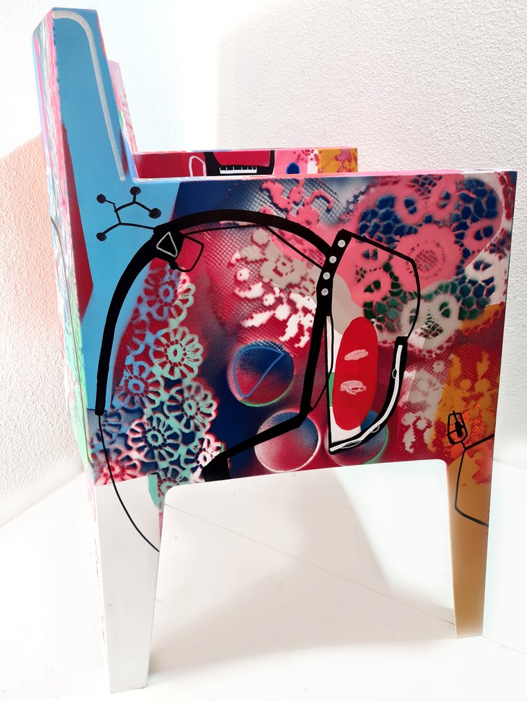 Driade - Philippe Starck - Πολυθρόνα - Έργο τέχνης του Jack Soro - μεικτά μέσα #1.0