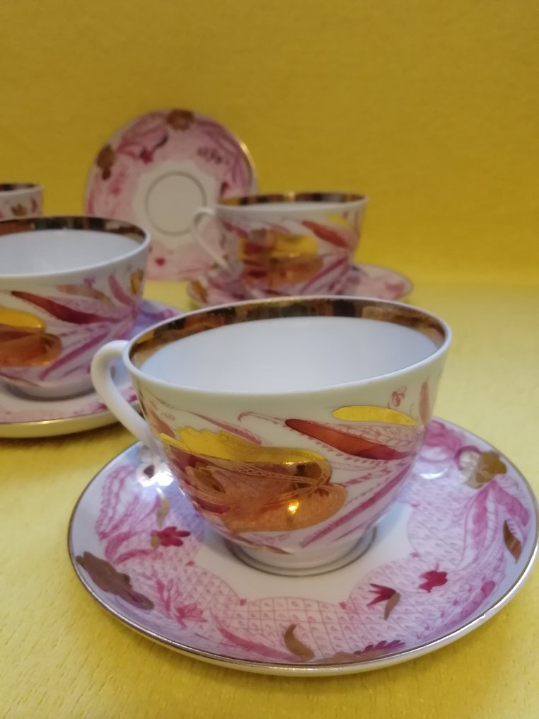 Lomonosov Imperial Porcelain Factory - Φλιτζάνι (5) - Πορσελάνη #1.0