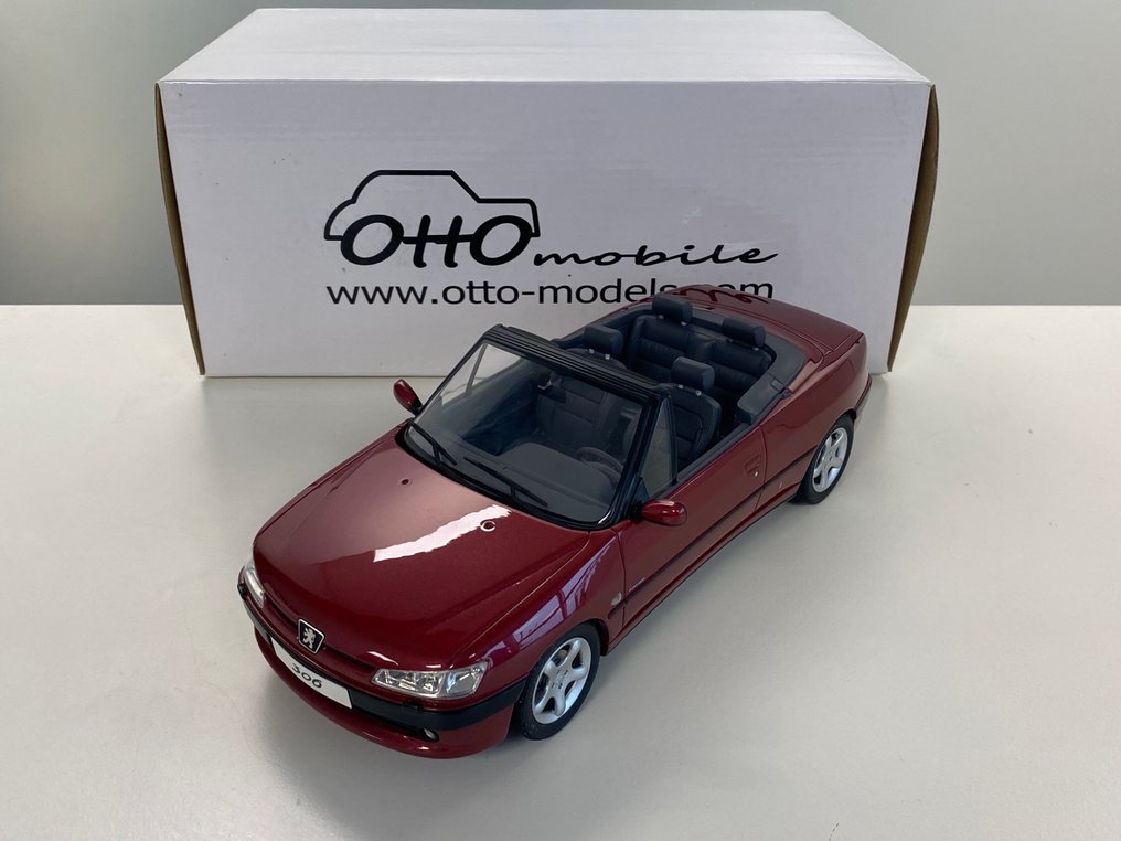 Otto Mobile 1:18 - Modellbil - Peugeot 306 Cabriolet 1999 - Superbe samlerutgave nummerert 991 av 2000 eksemplarer i verden. #1.0