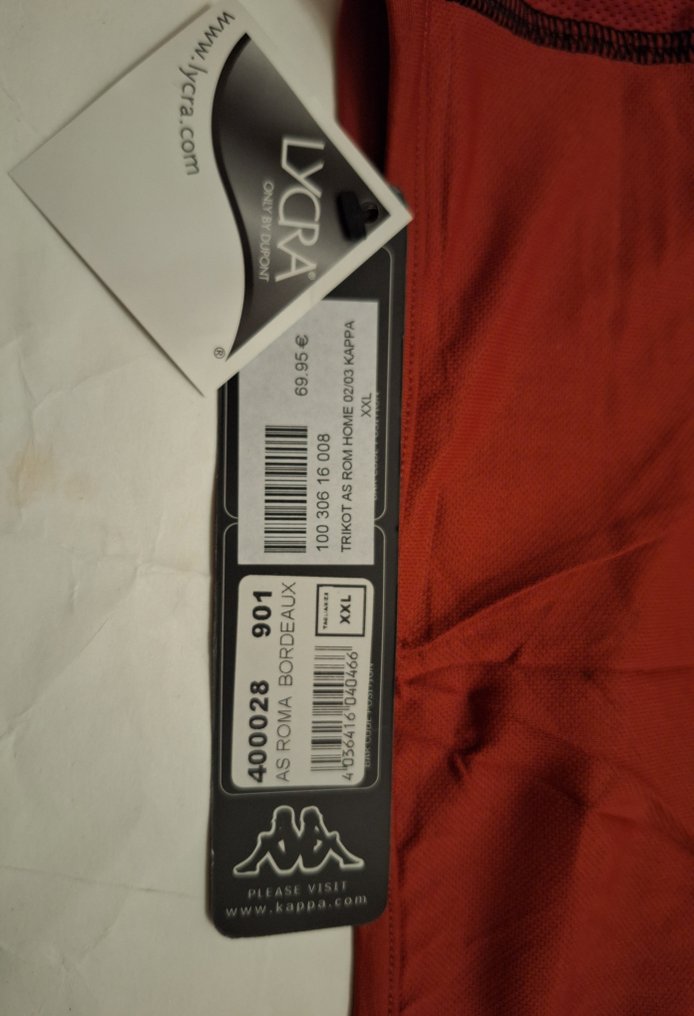 AS 罗马 - 意大利足球联盟 - Francesco Totti - 2002 - 球衣  #2.1