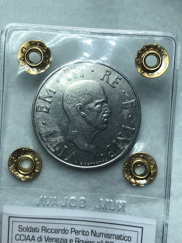 Ιταλία, Βασίλειο Vittorio Emanuele III. 2 Lire 1942 "Impero" #3.2