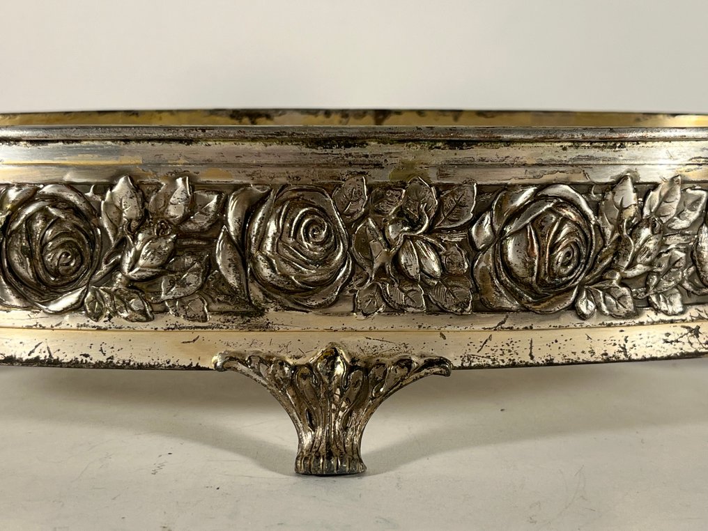 Centro de mesa - Latão banhado a prata #2.1