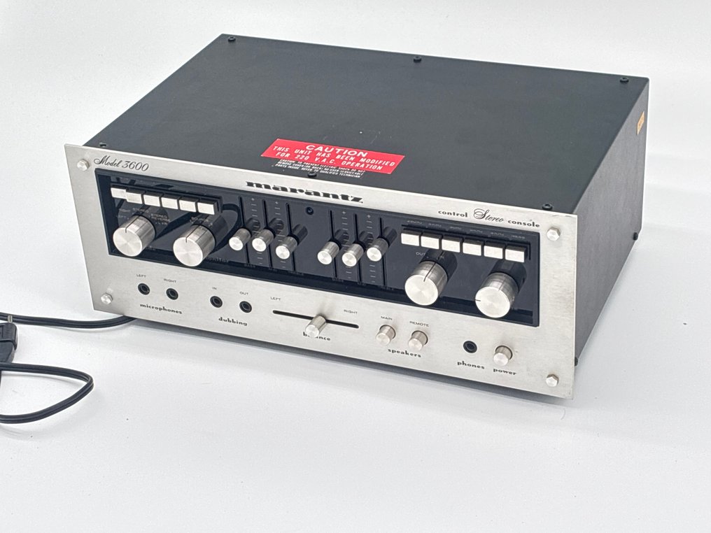 Marantz - 前置放大器型号 3600 - 功率放大器型号 250M - 已维修 高保真音响套装 - 多种型号 #2.1