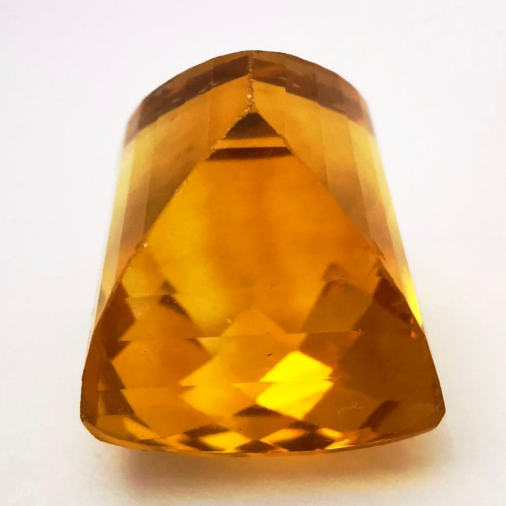 没有保留价 萤石  - 31.36 ct - 安特卫普宝石检测实验室（ALGT） - 鲜明的黄色萤石 #3.2