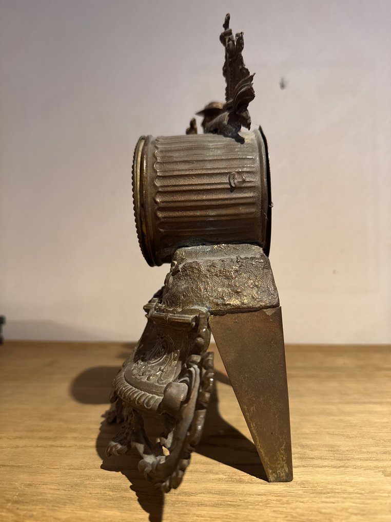 Figurale pendule -   Zinklegering, Messing - 1850-1900 #3.2