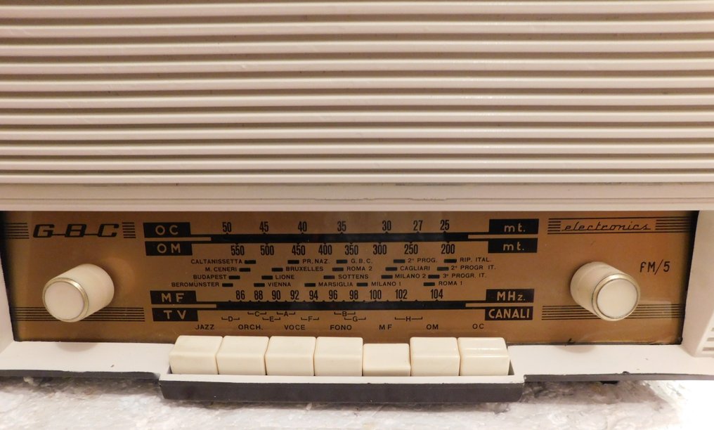 GBC - Brian FM/5 真空管收音機 #4.3