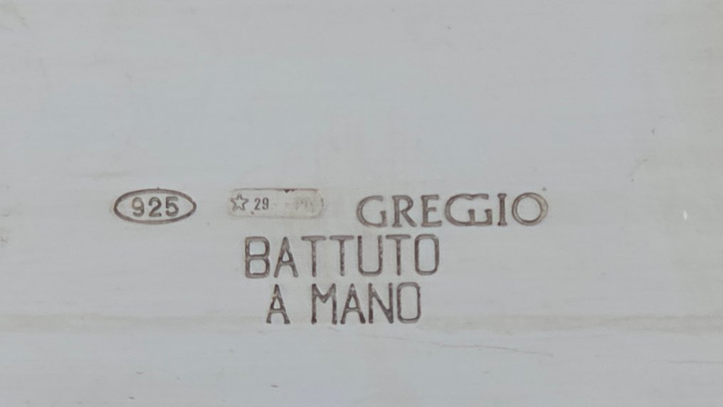 Greggio - Greggio - Brett - .925 sølv - Vaskeri i sølv 925 #2.1
