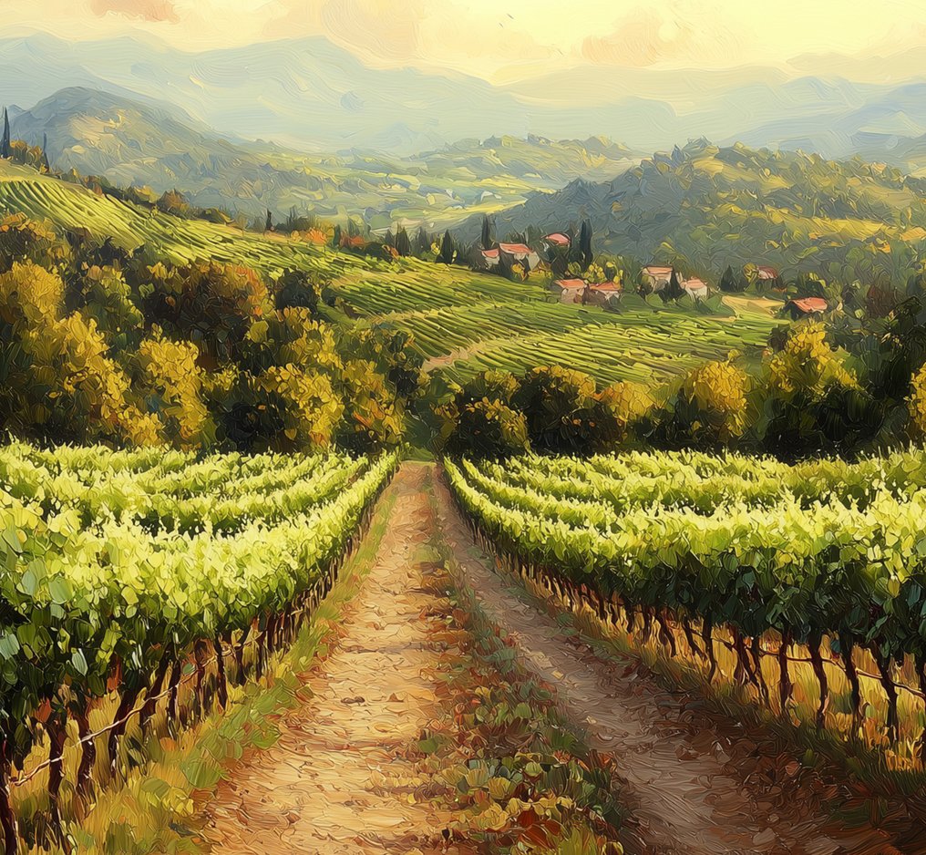 Irina Collins - Vineyard Path XL · NO Reserve #1.0