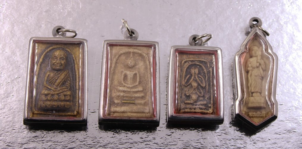 8款吊坠护身符 / 护身符 / 护身符，用于冥想保护和圣物收藏 - 佛 - 泰国  (没有保留价) #2.1