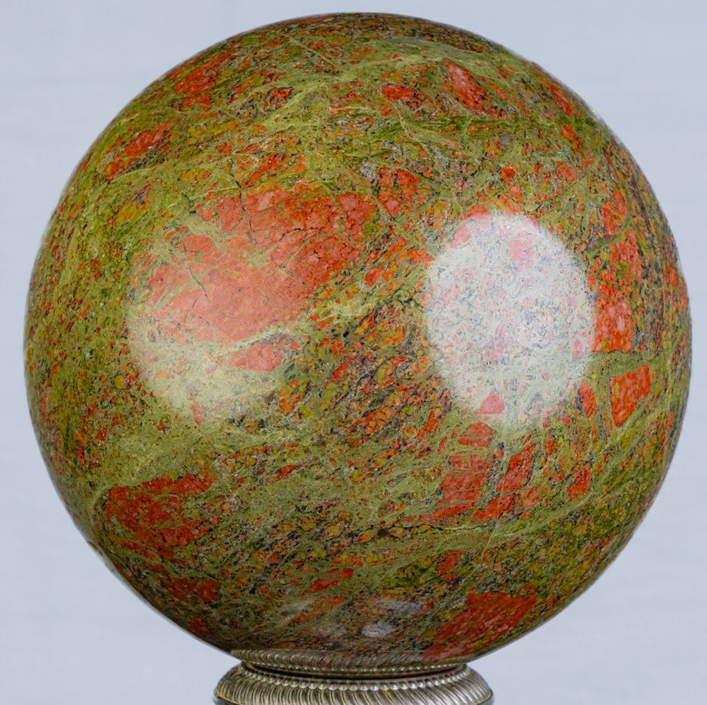 unakiet 优质乌纳石球 - 高度: 13.9 cm - 宽度: 13.9 cm- 4369 g #2.1