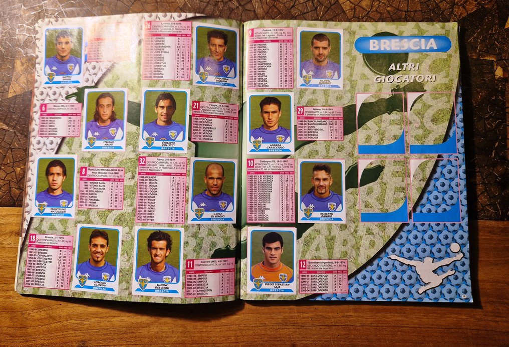 帕尼尼 Calciatori 2003/04 - 1 完整册子 - Good (GD) #2.1