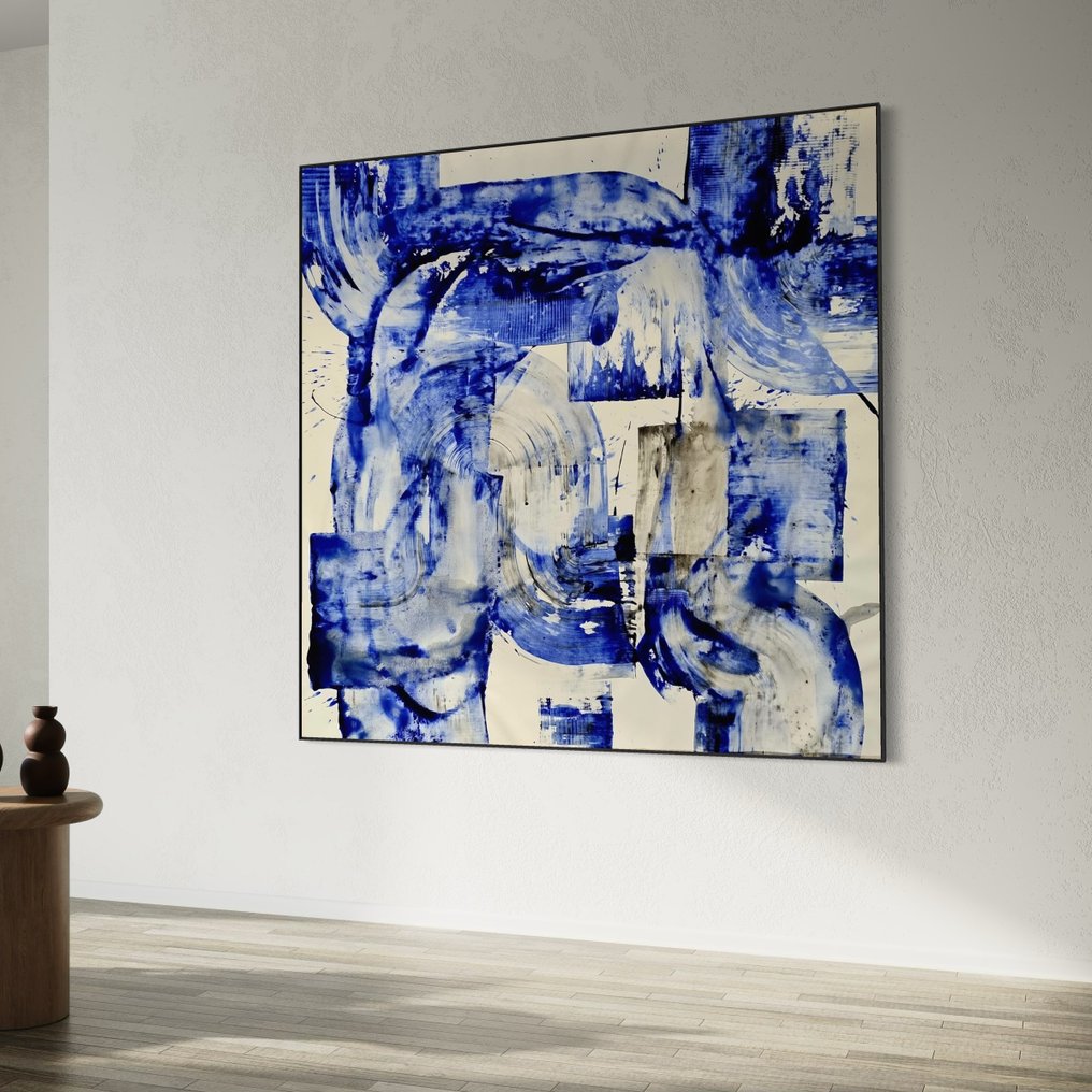 Timo Wedell - Blue Static - XXL - Yves Klein Style #2.1