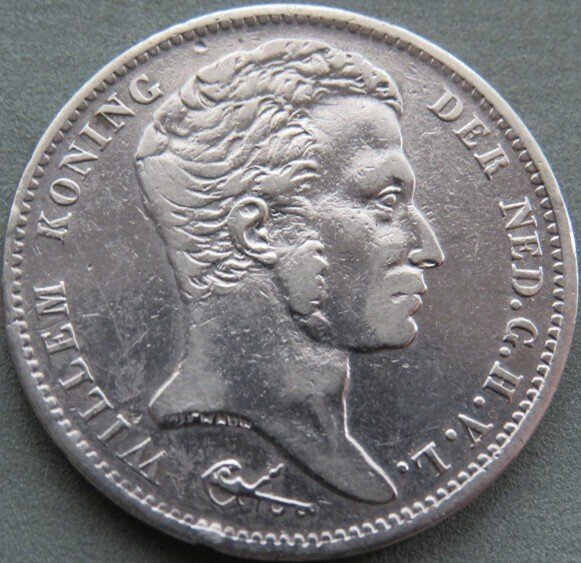 Nederländerna. Vilhelm I. 1 Gulden 1832 #3.2