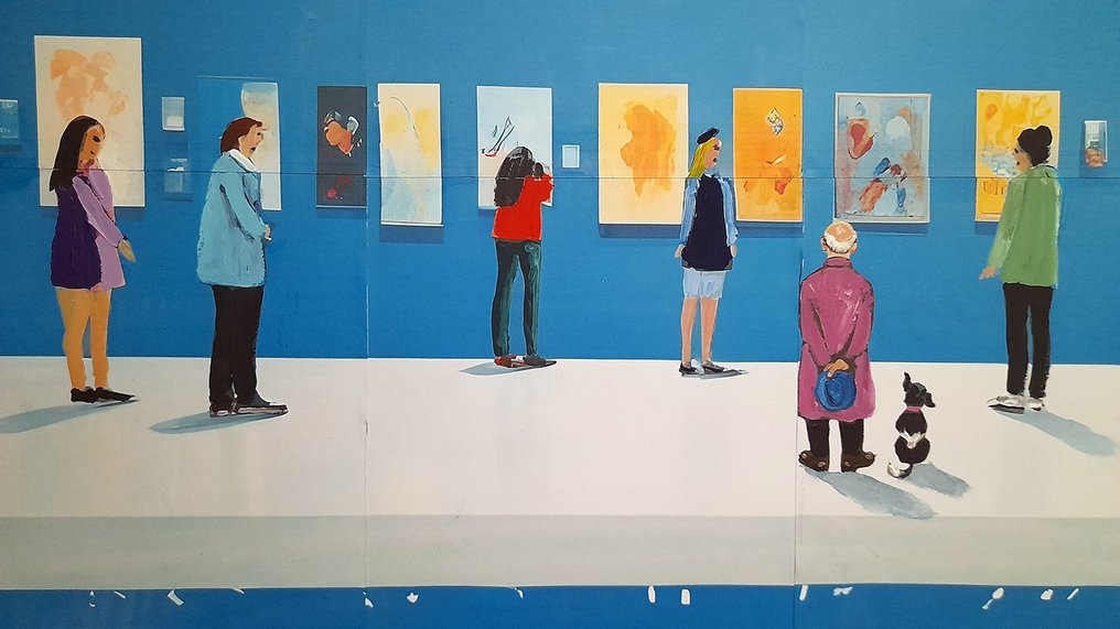 Giorgio Stocco - Al museo 46- opera unica #4.3