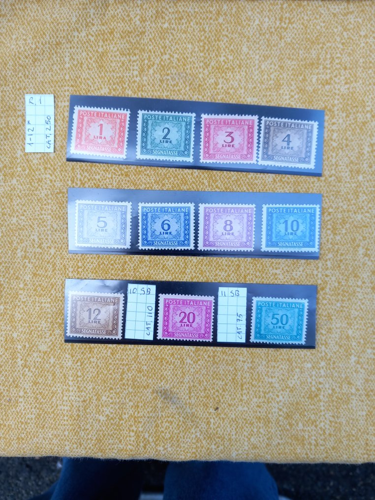 Italy - Repubblica Wheel 1 - Sassone n 1-11 #1.0