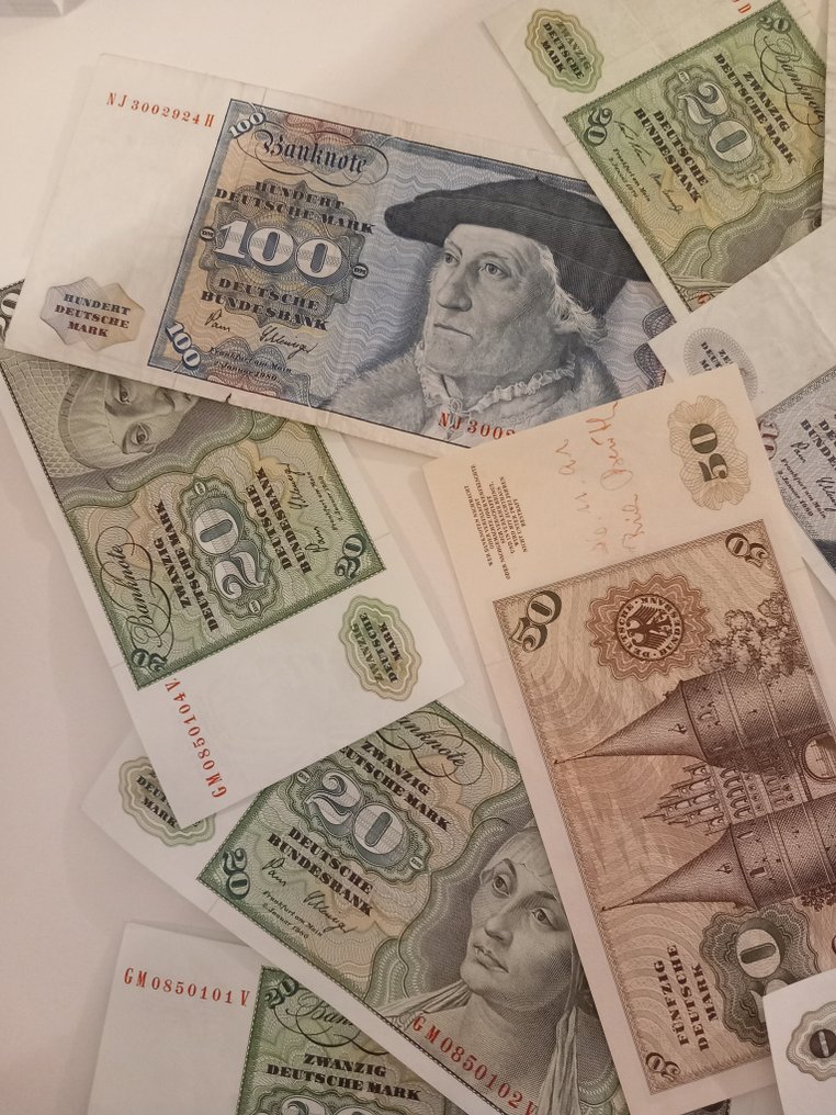 德国. - 19 Banknotes - Various Dates  (没有保留价) #1.0
