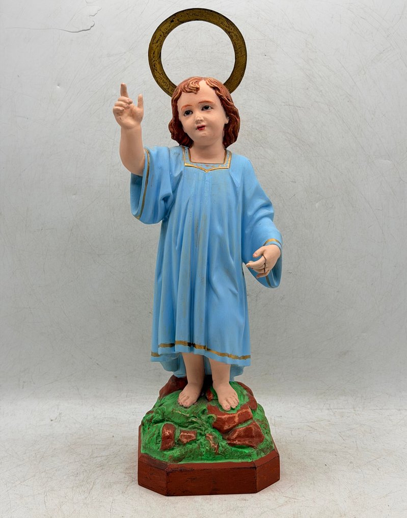 Escuela Olot - Φιγούρα - Niño Jesús - 34 cm - σοβάς, Ξύλο #1.0