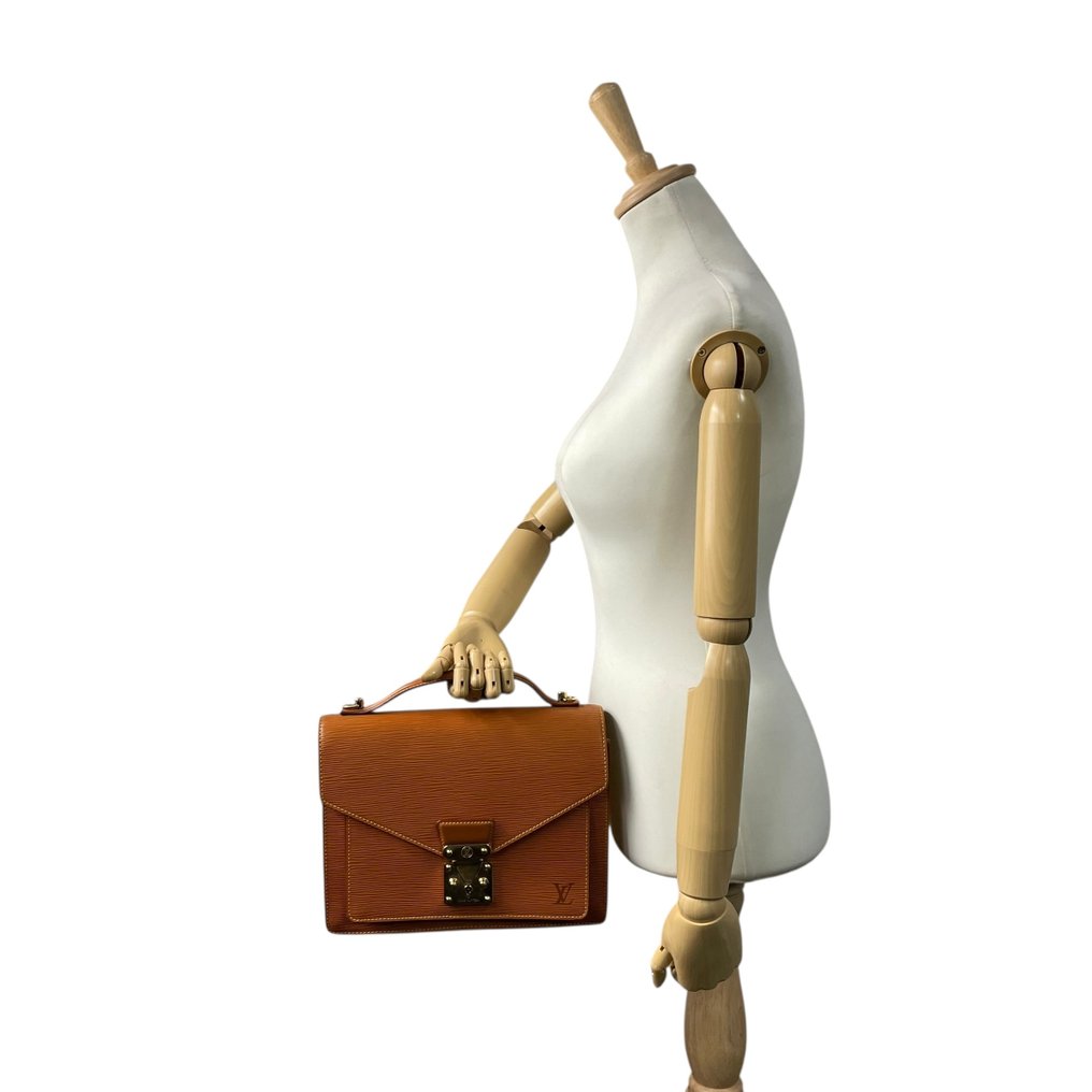 Louis Vuitton - Monceau 28 Epi Kenyan Fawn - Επαγγελματική τσάντα #3.2
