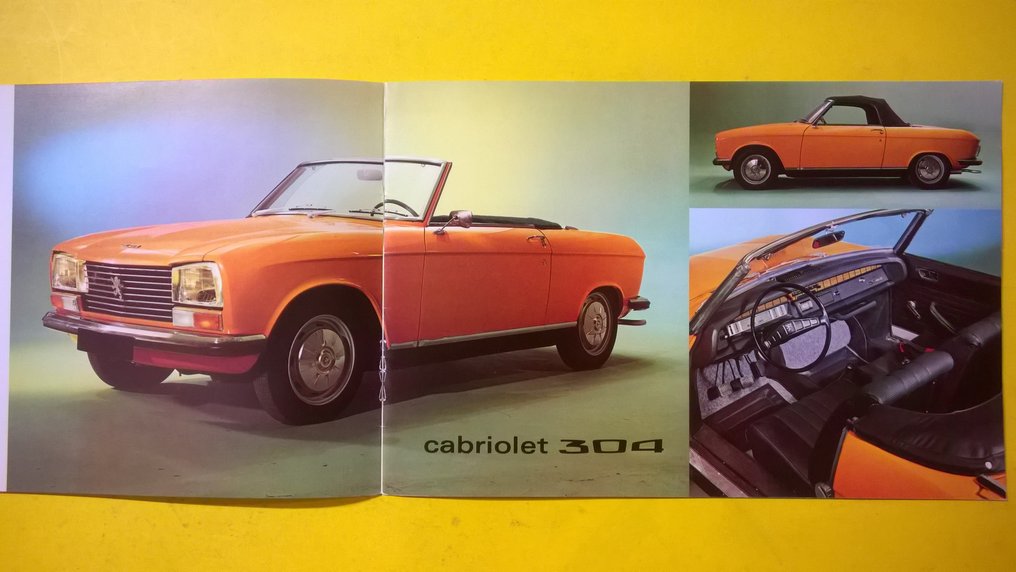 Brochure - Peugeot - 304 / 404 / 504 Coupé en Cabriolet - 1968 #2.1
