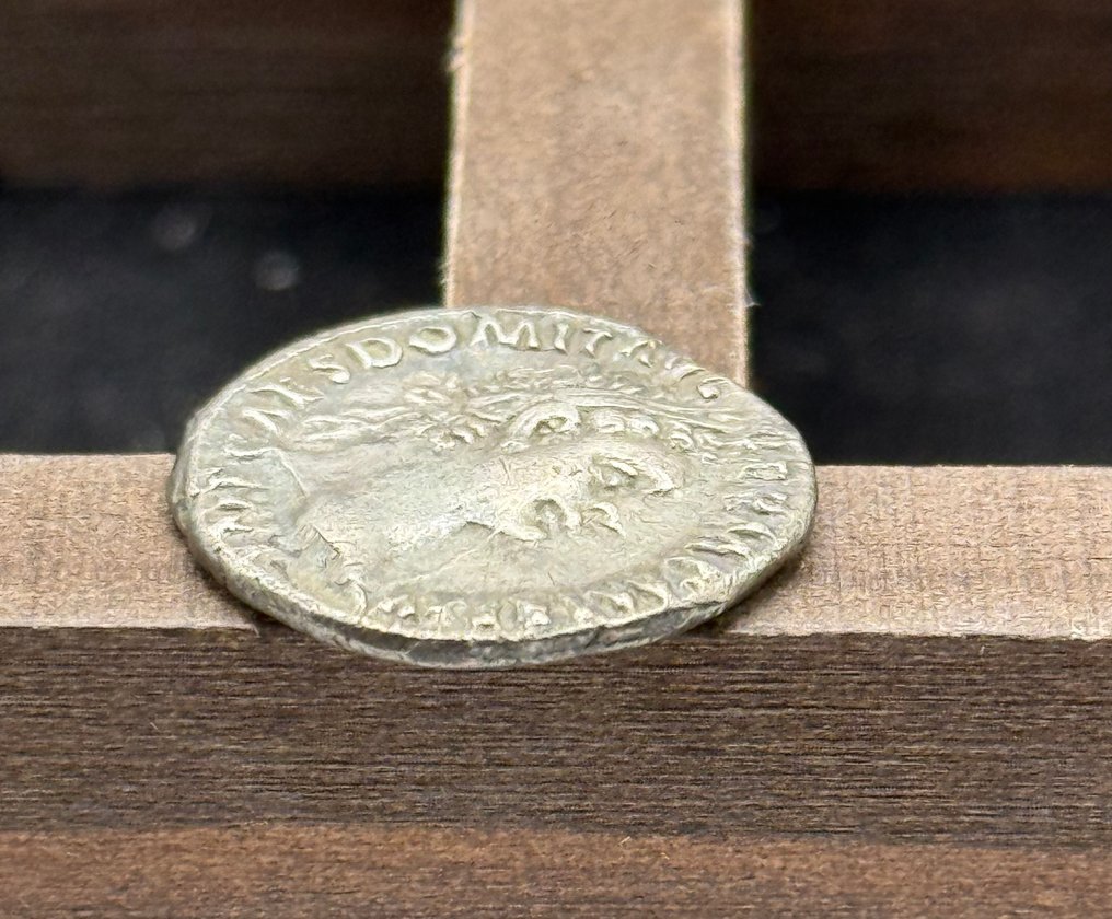 Ρωμαϊκή Αυτοκρατορία. Domitian, als Caesar (AD 69-81). Denarius AD 95-96 Rome. Minerva (χωρίς τιμή ασφαλείας) #2.1