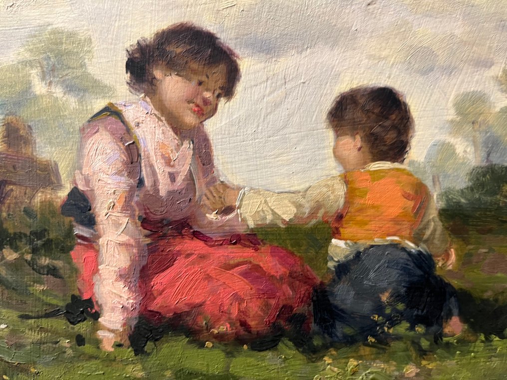 Ευρωπαϊκή σχολή (XX) - Fanciulli in campagna #2.1