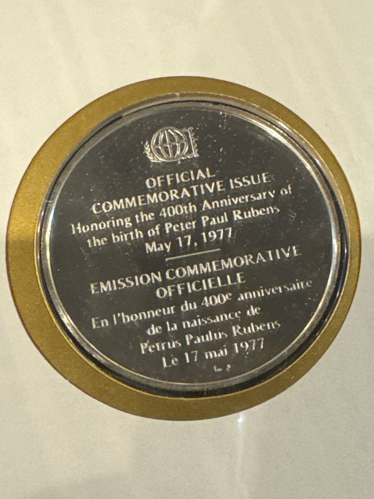 Verden. Silver medal Würdigung des 400. Geburtstages von Paul Rubens 20g(.925) (Ingen mindstepris) #1.0