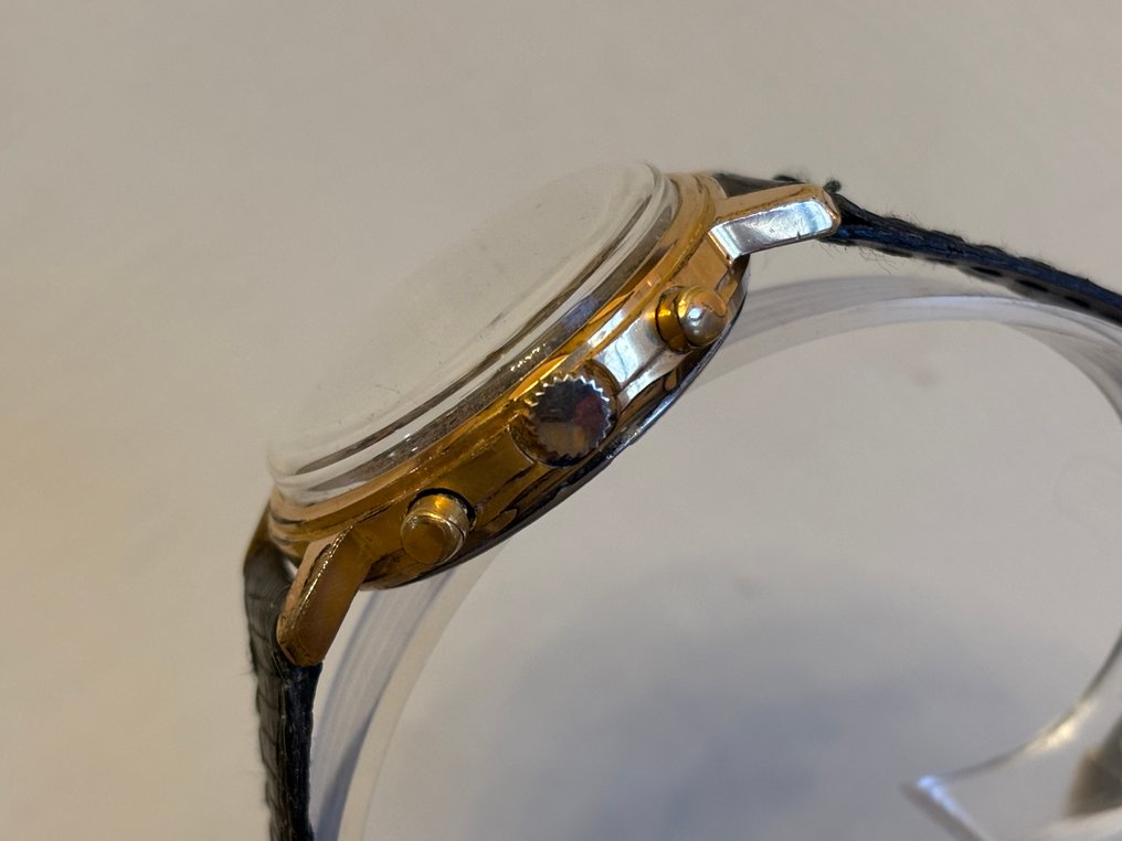 Dollar Watch - Black Gilt Chronograph - Sem preço de reserva - Venus 210 - Homem - 1950-1959 #2.1