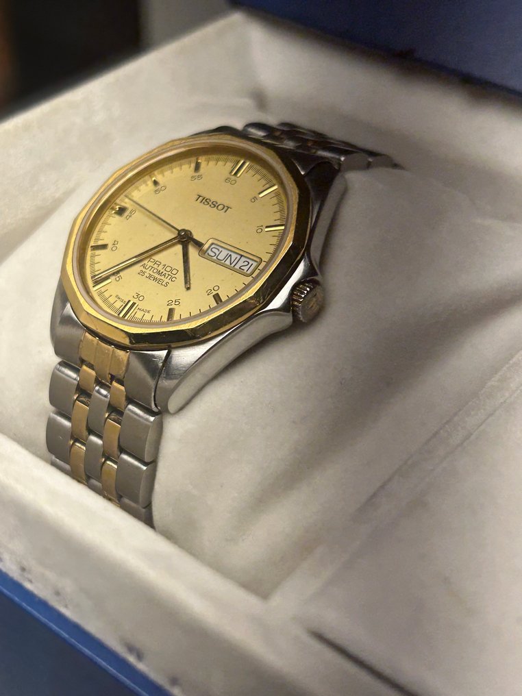 Tissot - Tissot Pr100 day date automatic - 没有保留价 - P364/464 - 中性 - 2003 #1.0