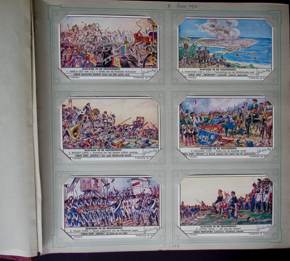 2 张Liebig专辑，600张卡片（荷兰语，比利时） - 明信片相册 (600) - 1952-1962 #3.2