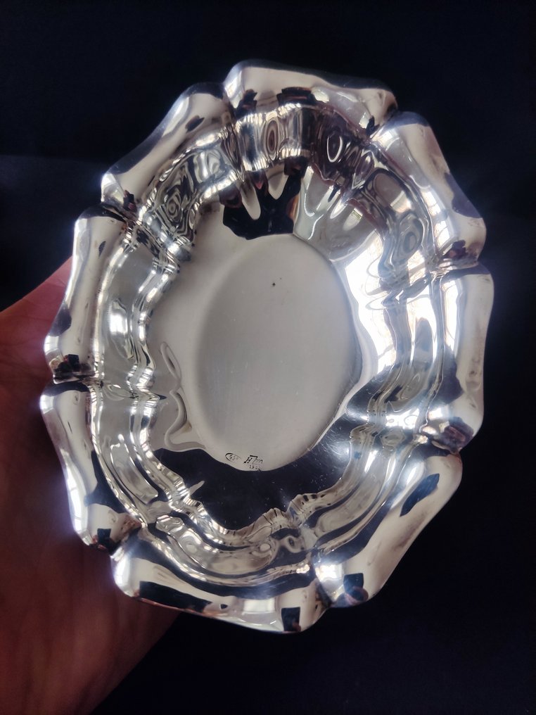 Hazorfim - Πιατέλα (4) - .925 silver - Sterling bonbon πιάτο #1.0