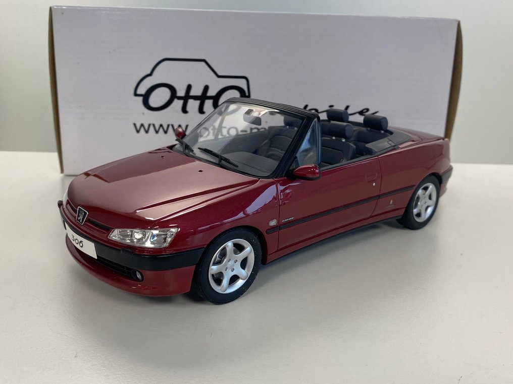Otto Mobile 1:18 - Modellbil - Peugeot 306 Cabriolet 1999 - Superbe samlerutgave nummerert 991 av 2000 eksemplarer i verden. #3.2