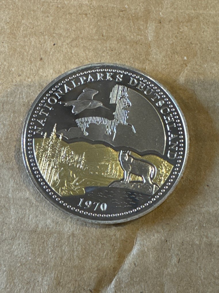 Κόσμος. Medal Nationalparks Deutschland - 15g (.333) (χωρίς τιμή ασφαλείας) #1.0