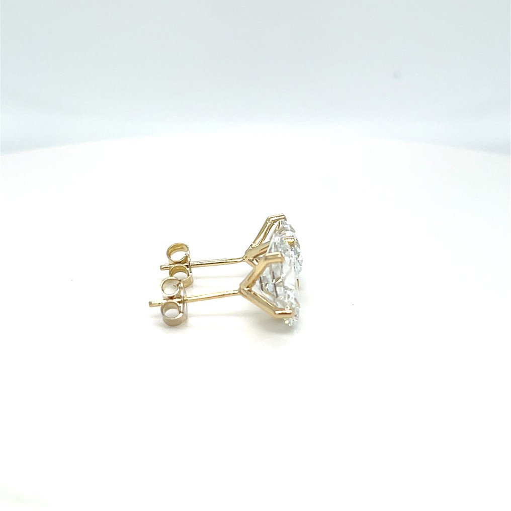 沒有保留價 - 耳環 - 18 克拉 黃金 - 2.05ct. tw. 鉆石 (實驗室培育) #3.2