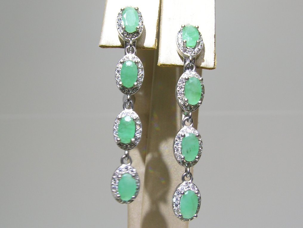 Σμαράγδι δαχτυλίδι - Ύψος: 38 mm - Πλάτος: 5.3 mm- 4 g - (2) #2.1