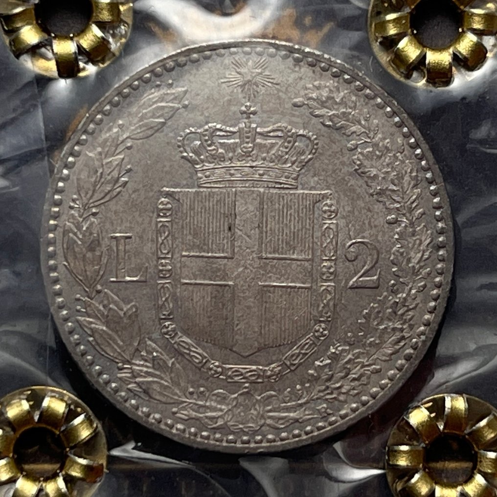 Ιταλία, Βασίλειο Umberto I. 2 Lire 1897 #1.0