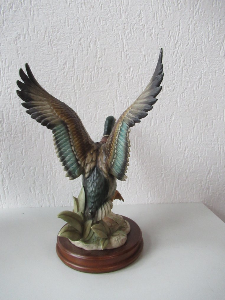 Capodimonte - Giuseppe Armani - Άγαλμα, Beeld van een Opvliegende eend - 40 cm - Ρητίνη - 1980 #4.3