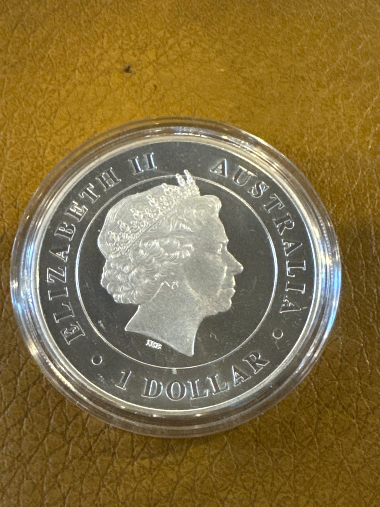 Australia. 1 Dollar 2015 Funnel-Web Spider, Gold Gilded 1 Oz (.999)  (No reserve price) #1.0