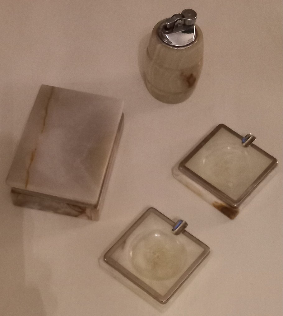 Íróasztal szett  (4) - Ónix, fém #1.0