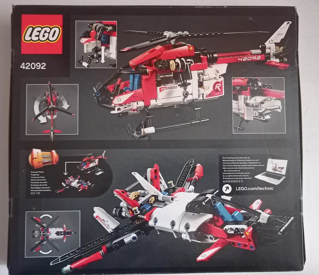 Lego Set - 42092 - Technic - Rescue Helicopter #1.0